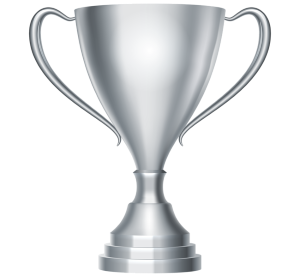 a silver cup